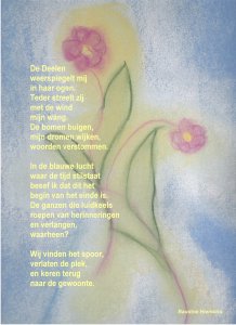 Tekening en gedicht van Baudine Hiemstra